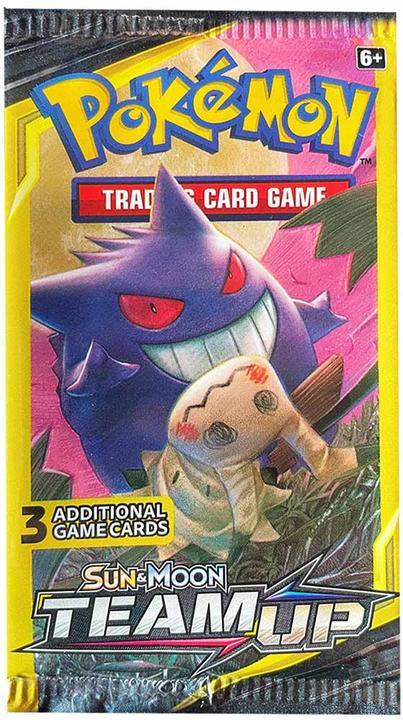 Produktbild Pokémon Sun & Moon Team UP Booster (1 Packung mit 3 Karten) (Englisch, Booster Pack)