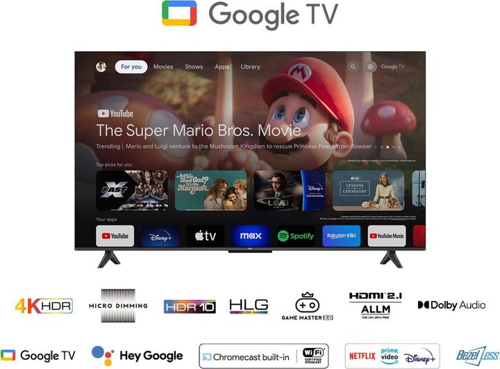Image du produit TCL 55P655 (55", LCD, 4K, 2024)