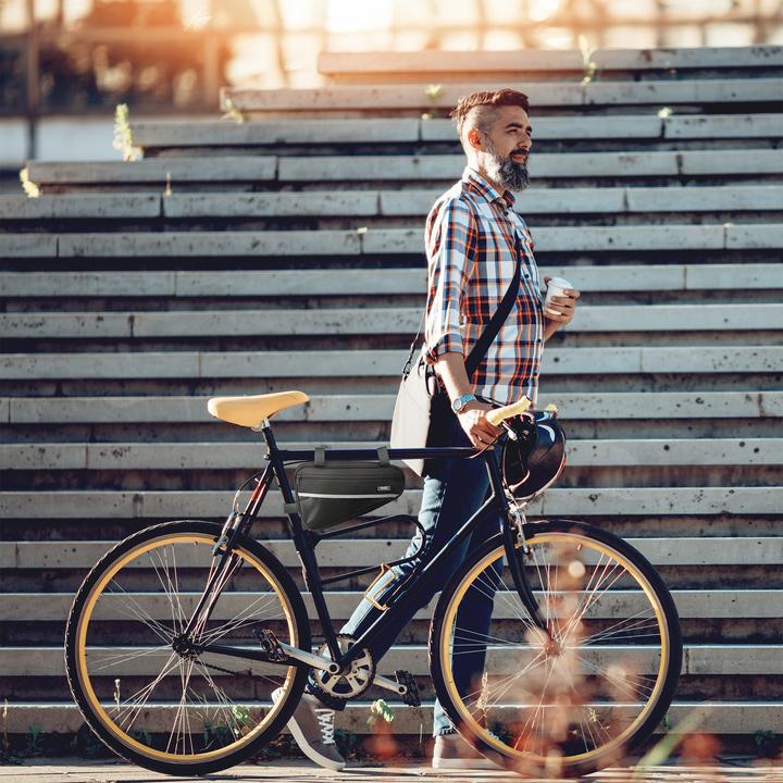 Actual product image Relaxdays Bicycle triangle bag (Frame bag)