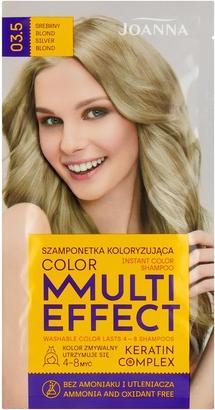 Joanna Multi Effect Keratin Complex Colour Shampoo Colore Istantaneo 03.5 Silveronde 35G (Shampoo liquido)