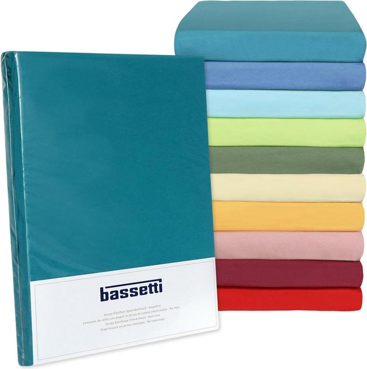Produktbild Bassetti Jersey-Elasthan Spannbetttuch (140x200 cm, 150x200 cm)