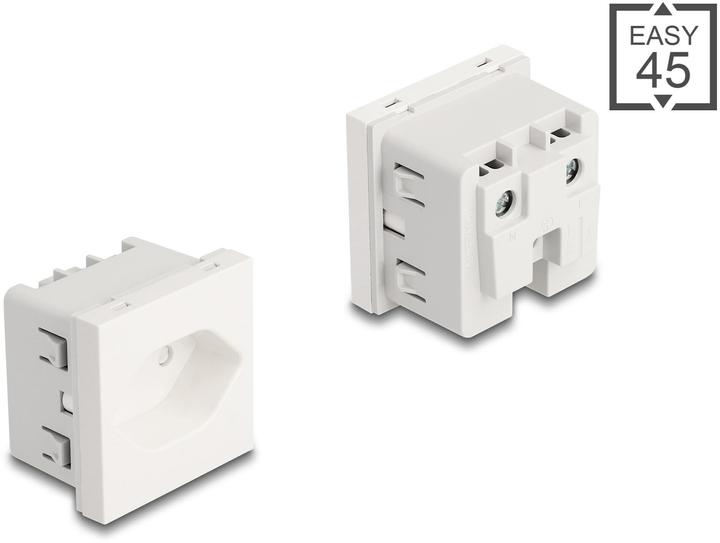Image du produit Delock Easy 45 Prise de courant de sécurité T13 Suisse 45 x 45 m