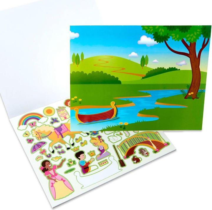 Immagine prodotto Melissa & Doug Adesivi riutilizzabili nel blocco del castello della principessa
