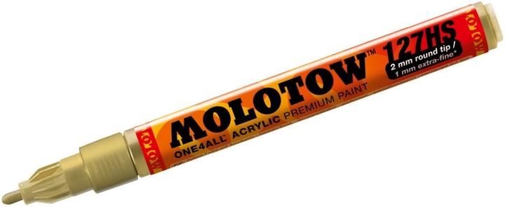 Produktbild Molotow Filzstift One4all 127HS metallic gold 228 (Metallic Gold, 2 mm, 1 x)