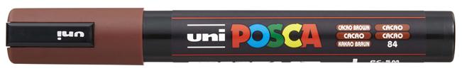 Actual product image Posca Medium Marker PC-5M (Cocoa brown, 2.50 mm, 1 x)