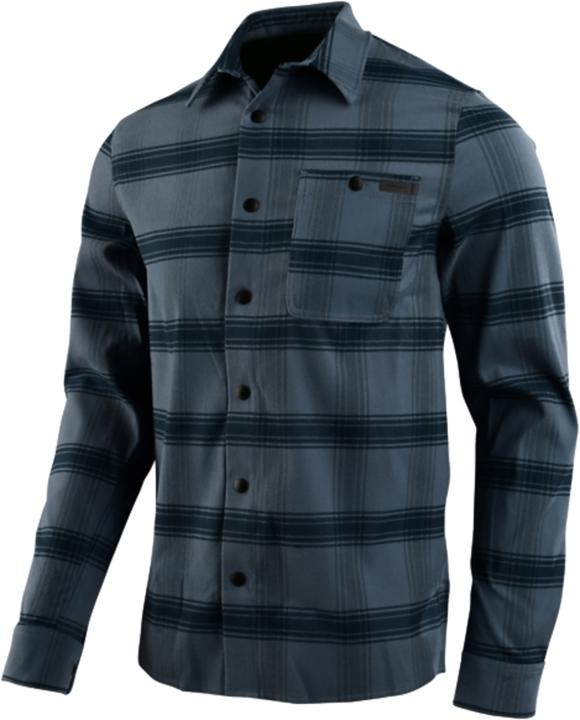 Produktbild Troy Lee Designs Grind Flannel, Stripe, blue mirage, S (S)
