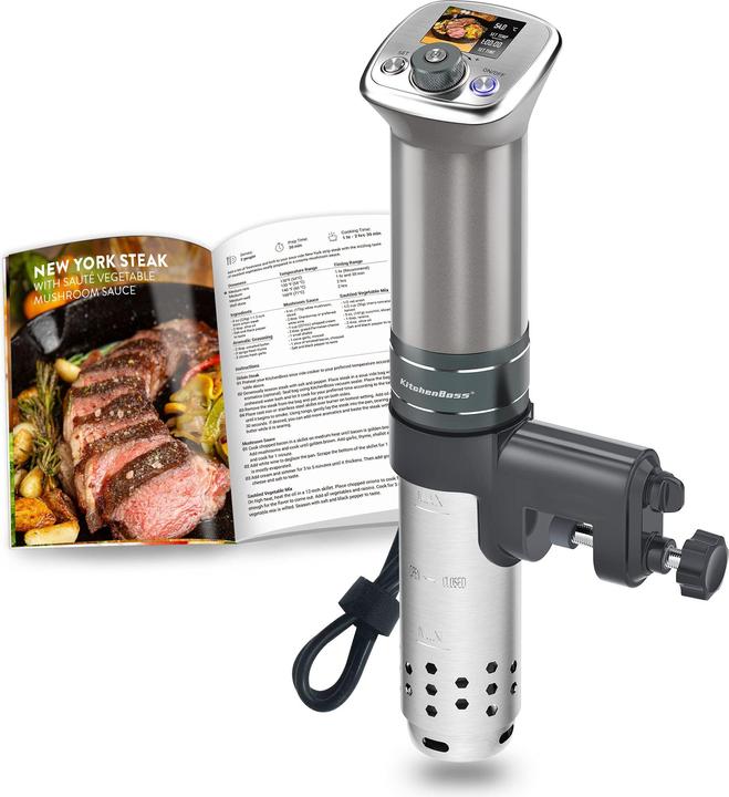 KitchenBoss G320/Silver with 5 pcs vacuum bag