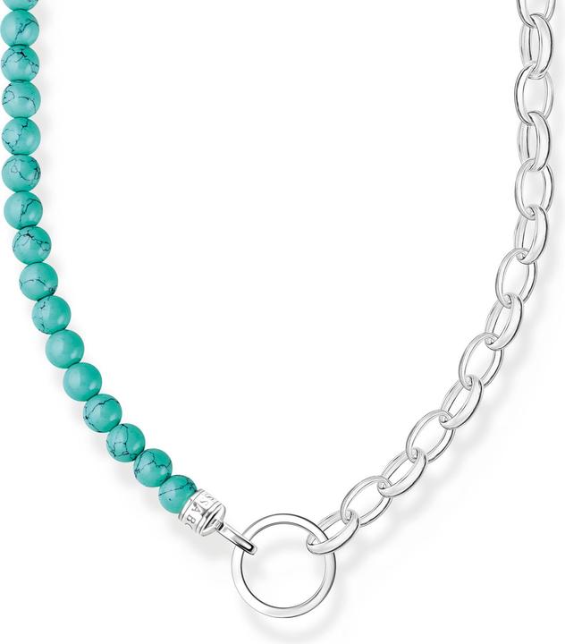 Actual product image Thomas Sabo Necklace with turquoise beads (925 silver, 40 - 45 cm)