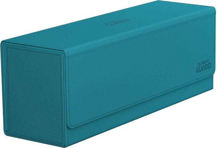 Actual product image Ultimate Guard Card Box XenoSkin Arkhive Monocolor 400+ Petrol Blue
