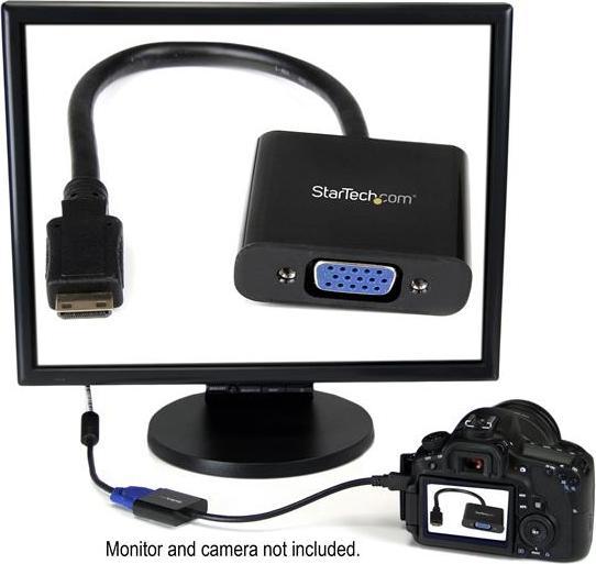 Image du produit StarTech Adaptateur Mini HDMI vers VGA (Numérique -> Analogique)