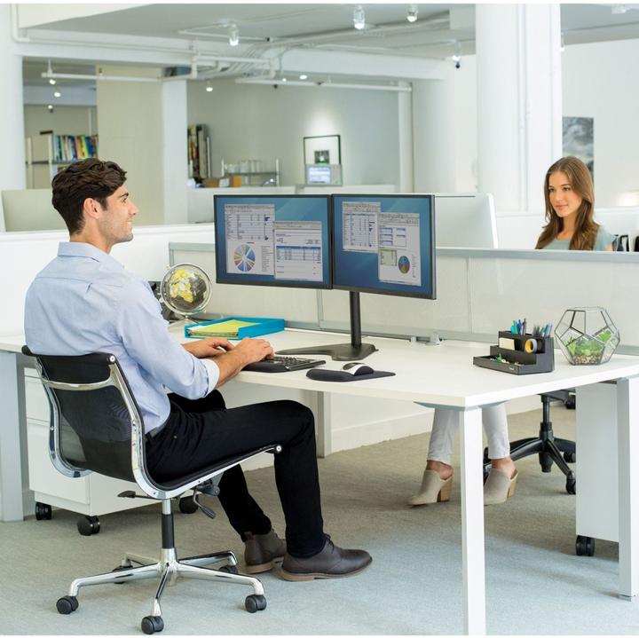 Immagine prodotto Fellowes Braccio per doppio monitor indipendente serie professionale (Tavolo, 27")
