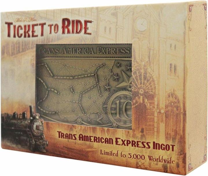 Produktbild Fanattik Ticket to Ride Metallbarren Trans America Express Limited Edition