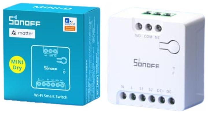 Actual product image Sonoff MINI-D - Dry Contact Device with Matter