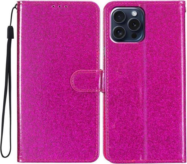 Actual product image MU Style PU Leather Bling Series (Apple iPhone 16 Pro)
