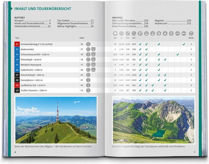 Produktbild Wanderführer Allgäu, Allgäuer Alpen, 60 Touren