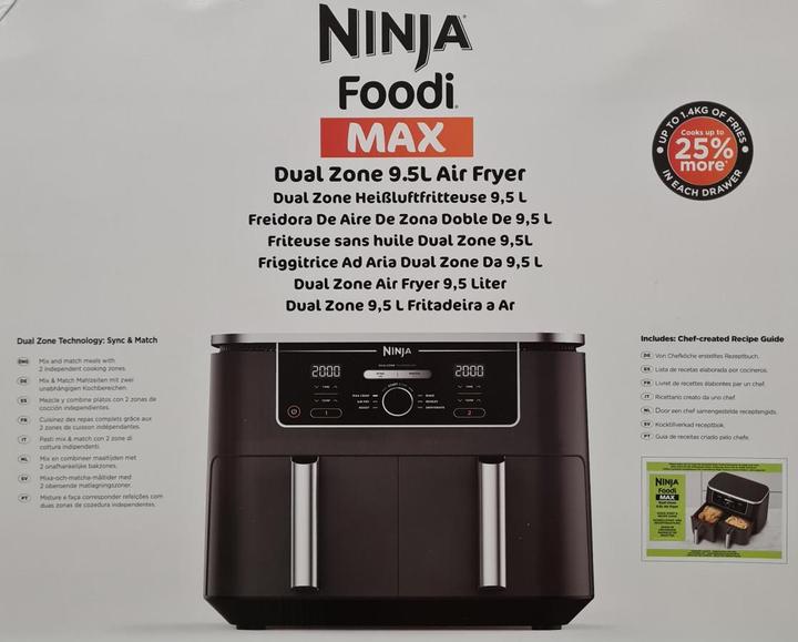 Actual product image Ninja AF400EU Foodi MAX Dual Zone (EU plug)