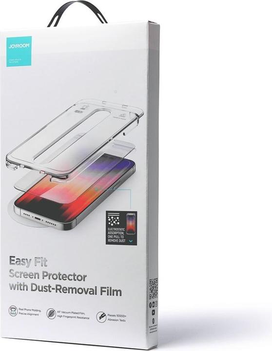Image du produit Joyroom Easy Fit Verre plein écran tempéré avec support de montage pour iPhone 14 Pro Max (6.7 ") (J (1 pièce(s), Apple iPhone 14 Pro Max)