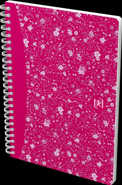 Immagine prodotto Oxford FORME FLORALE - Libro a spirale (A5, Quadretti, Copertina rigida)