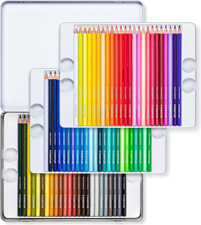 Actual product image Staedtler 146C, Metal Case With 72 Colored Pencils In Assorted Colors (72 colours, 1 x)