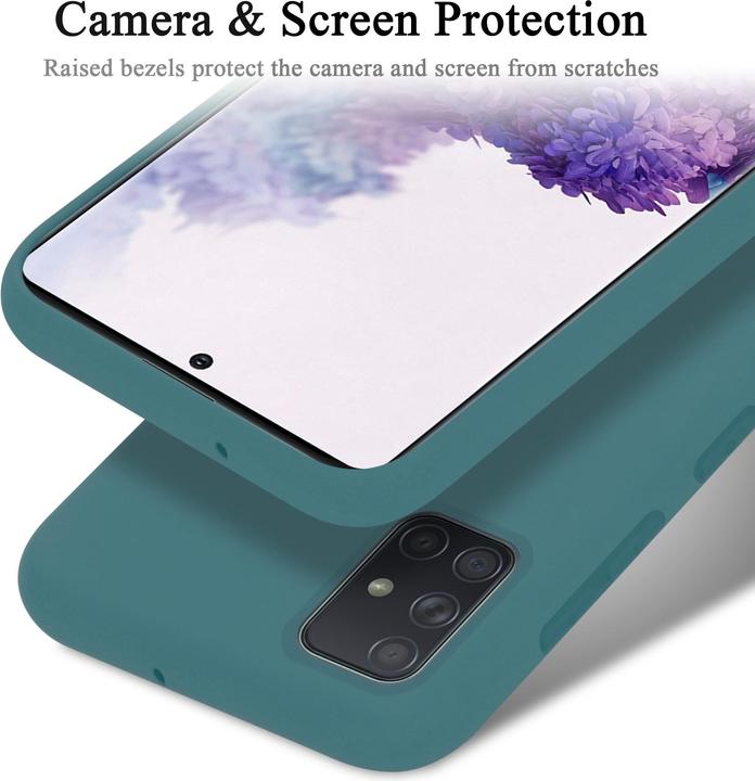 Immagine prodotto Cadorabo Copertura della cassa del silicone liquido TPU (Samsung Galaxy A71)