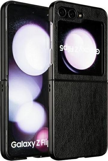 Produktbild Beline Etui Leather Case Sam Z Flip5 F731 czarny/black (Samsung Galaxy Z Flip5)
