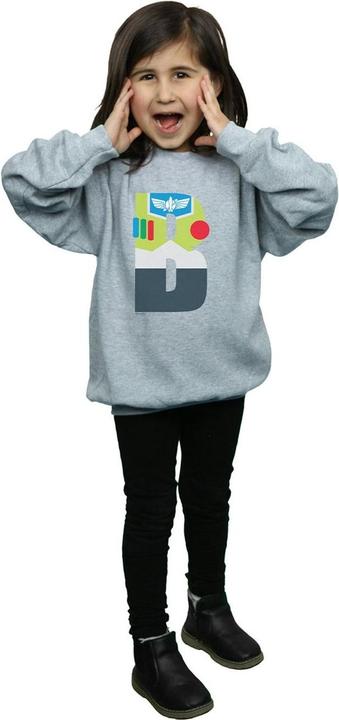 Produktbild Disney Alphabet B Is For Buzz Lightyear Sweatshirt Mädchen (140, 146)