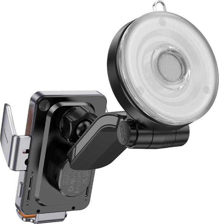 Actual product image Hoco Wireless Car Charger HW8, 15W, 1.67A, black