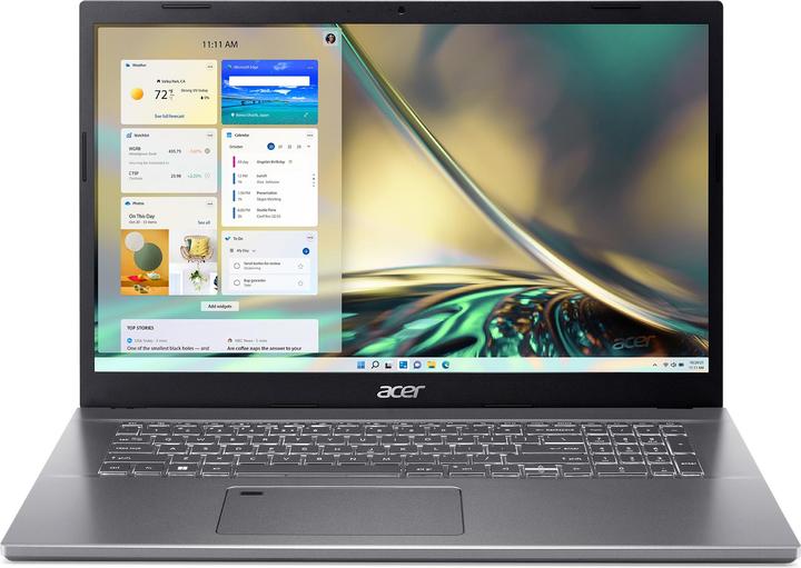 Actual product image Acer Notebook||Aspire|A517-53-55E2|CPU Core i5|i5-12450H|2000 MHz|17.3"|1920x1080|RAM 16GB|DDR4|SSD 1TB|I (17.30", Intel Core i5-12450H, 16 GB, 1000 GB, Eng. Int.)