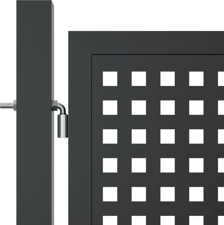 Actual product image VidaXL Garden Gate Anthracite 400x200 cm Steel, Colour: Anthracite