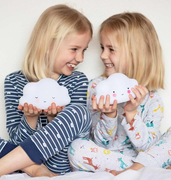 Produktbild A Little Lovely Company Nachtlicht Mini LLSCWHI70 Schlafende Wolke