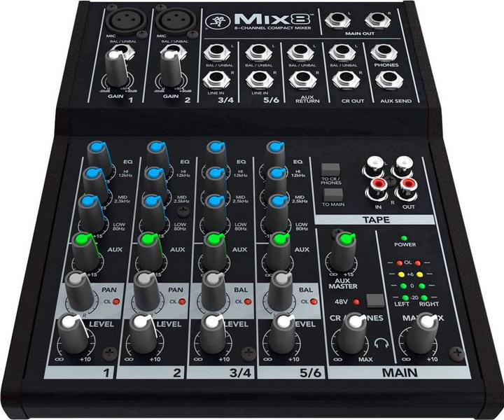 Image du produit Mackie Mix8 (Studio et mixeur live)