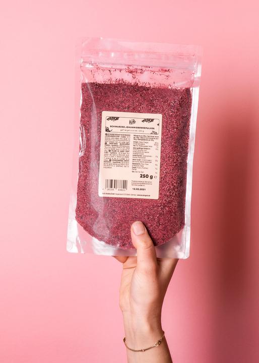 Actual product image KoRo Freeze-dried blackcurrant powder (250 g)