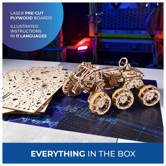 Immagine prodotto Ugears 70206 Rover marziano con equipaggio - Rover marziano con equipaggio