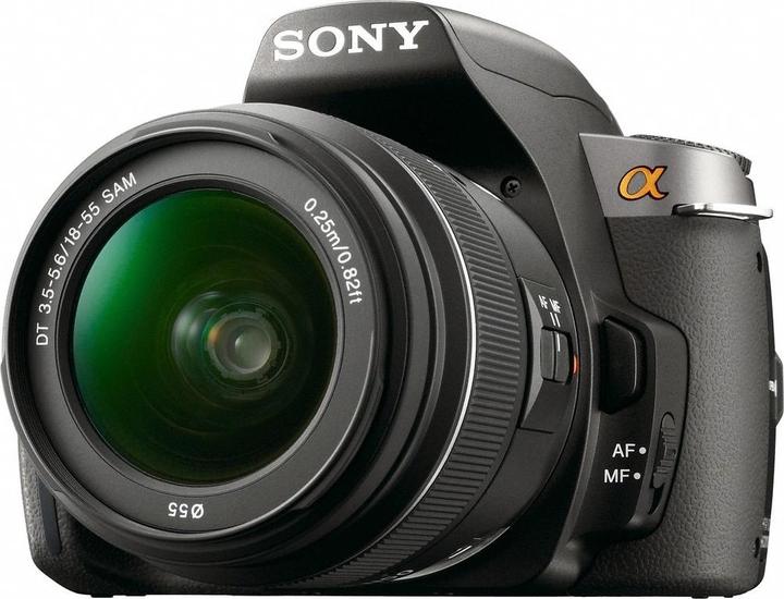 Actual product image Sony Alpha 380, SLR, 14 Mpixel, LiveView, Body