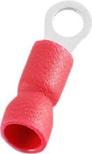 RND Electronics Ring cable lug, red, 8.4mm, 5/16, 1.5mm², pack of 100 pieces