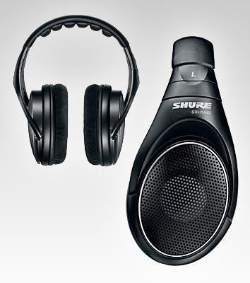 Actual product image Shure SRH1440, professional over ear headphones (ANC, Cable)