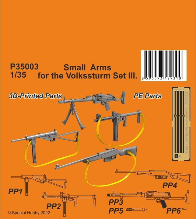 Image du produit CMK Petits bras pour l'ensemble Volkssturm III.