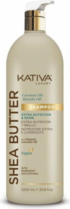 Produktbild Kativa Shea Butter Coconut y Marula Oil Shampoo 1000ml (1000 ml, Flüssiges Shampoo)