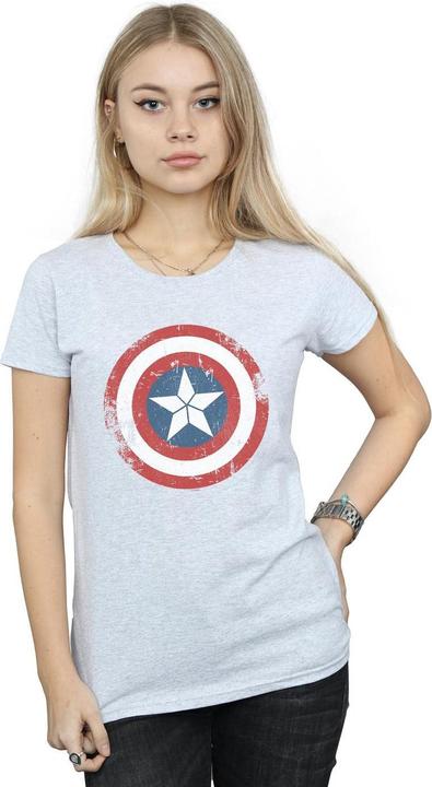Produktbild Captain America Civil War Distressed Shield TShirt (M)