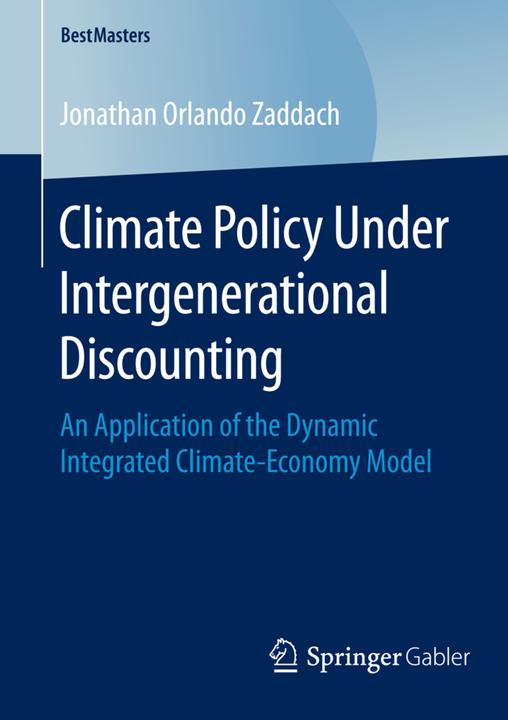 Actual product image Climate Policy Under Intergenerational Discounting (Jonathan Orlando Zaddach, 2015)