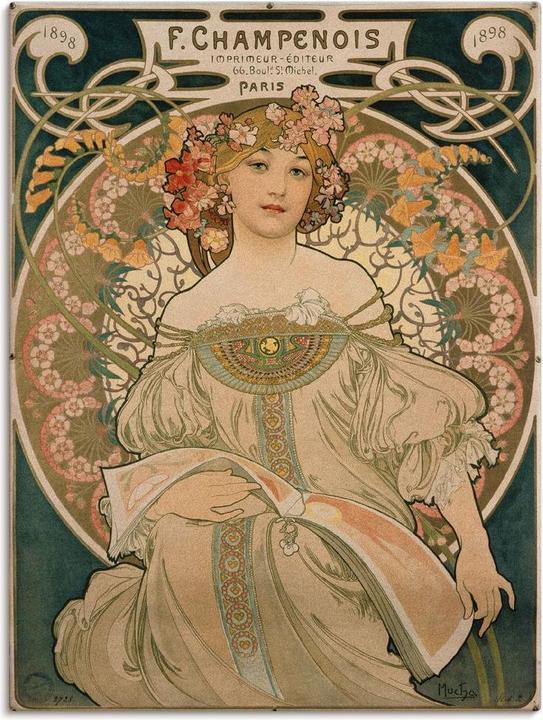 Actual product image Artland Poster for F. Champenois. 1897 T7EM (45 x 60 cm)