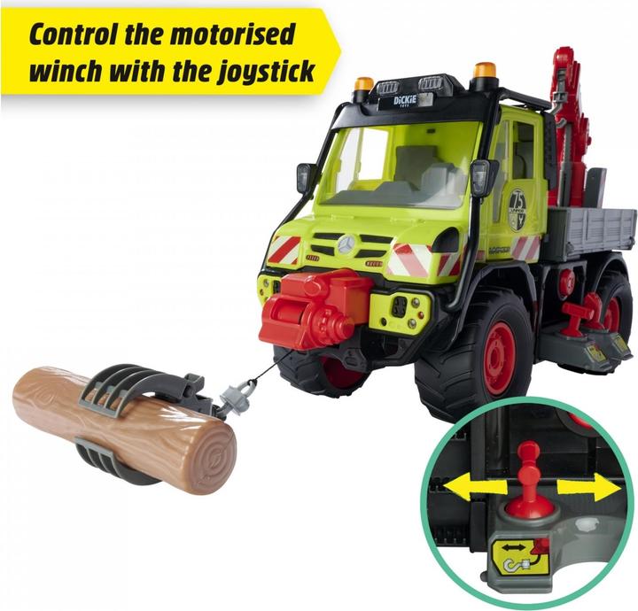 Produktbild Dickie Mercedes Benz Unimog U530 für Waldarbeiten