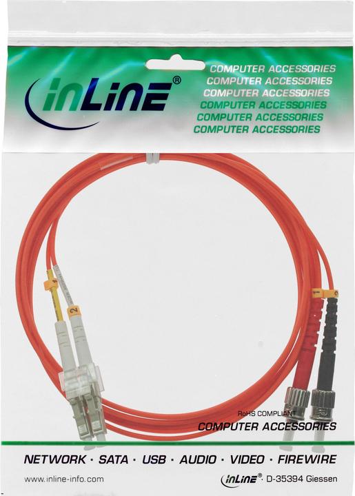 Actual product image InLine LWL Duplex cable (LSOH, CAT6, 2 m)
