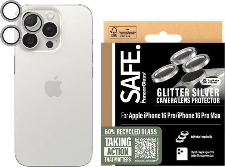Produktbild PanzerGlass Safe. (1 Stück, Apple iPhone 16 Pro Max, Apple iPhone 16 Pro)
