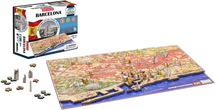 Actual product image 4D City Barcelona, Spain (1200 pieces)