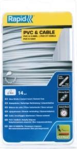 Actual product image Rapid PVC & cable glue sticks Ø12x190mm 14 pieces