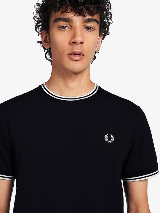 Produktbild Fred Perry Twin Tipped T-Shirt black (L)