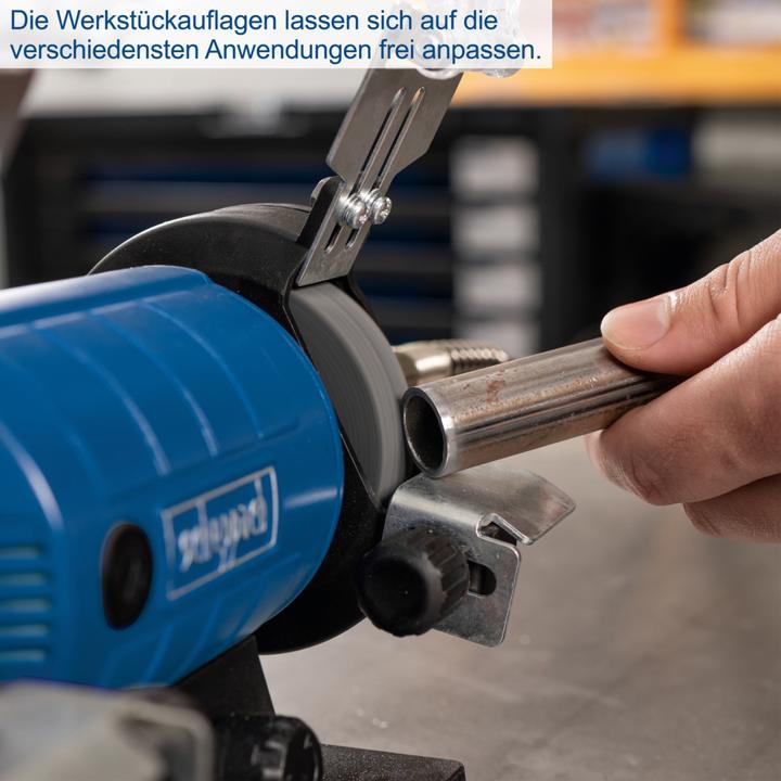 Image du produit Scheppach Ponceuse double avec arbre flexible HG35 (Meuleuse d'établi, 120 W)