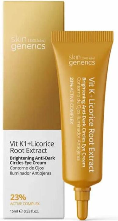 Skin Generics Vit K1 Süssholzwurzelextrakt Augencreme 15ml (15 ml)