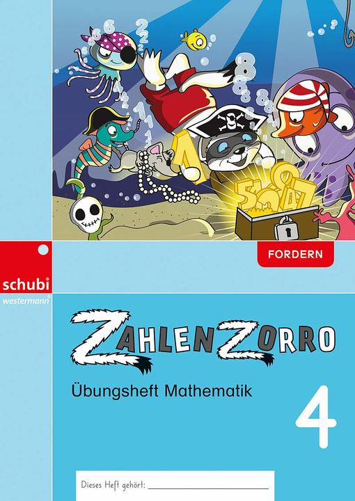 Actual product image Zahlenzorro Übungsheft Mathematik (German, 2023)